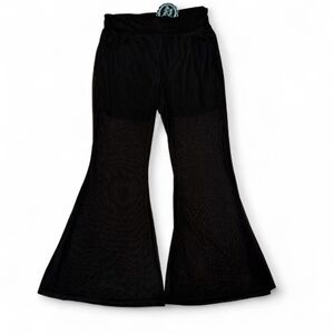 Sterling Kreek Meshed Up Bells Flared Mesh Pants Women’s Size 2XL Festival Party